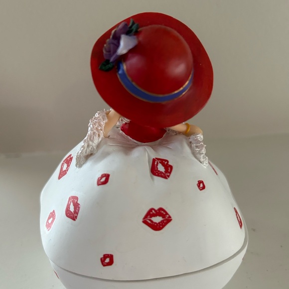 Jewelry box Betty Boop with Box porcelain - Picture 6 of 9